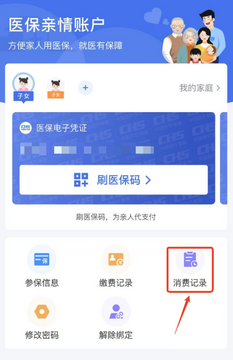电子医保社保助手帮助家人查询医保账户使用场景