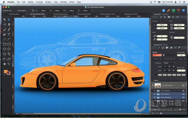 Graphic for Mac���԰� ʵ��ʹ�ý��� ʸ����ͼ������ʾ