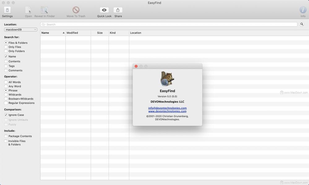 SpotFiles for Mac(文件精准搜索工具) 界面搜索文件实测截图
