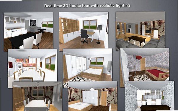 MyFourWalls Mac版官方下载 2D户型3D家装室内设计软件截图2