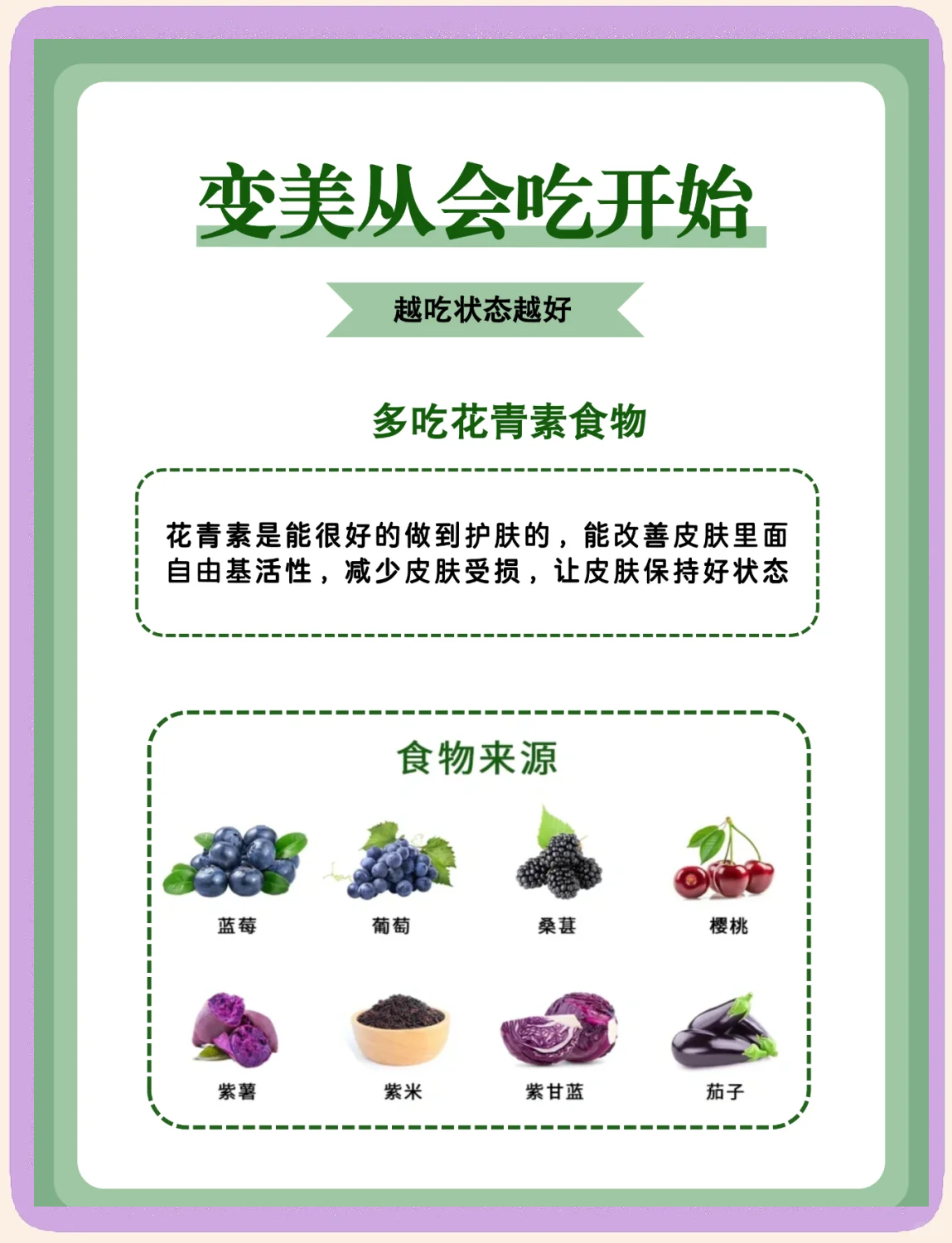 变美啦作息饮食调理气色对比配图