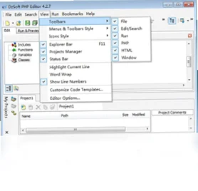 DzSoft PHP Editor(PHP代码编辑器)截图1
