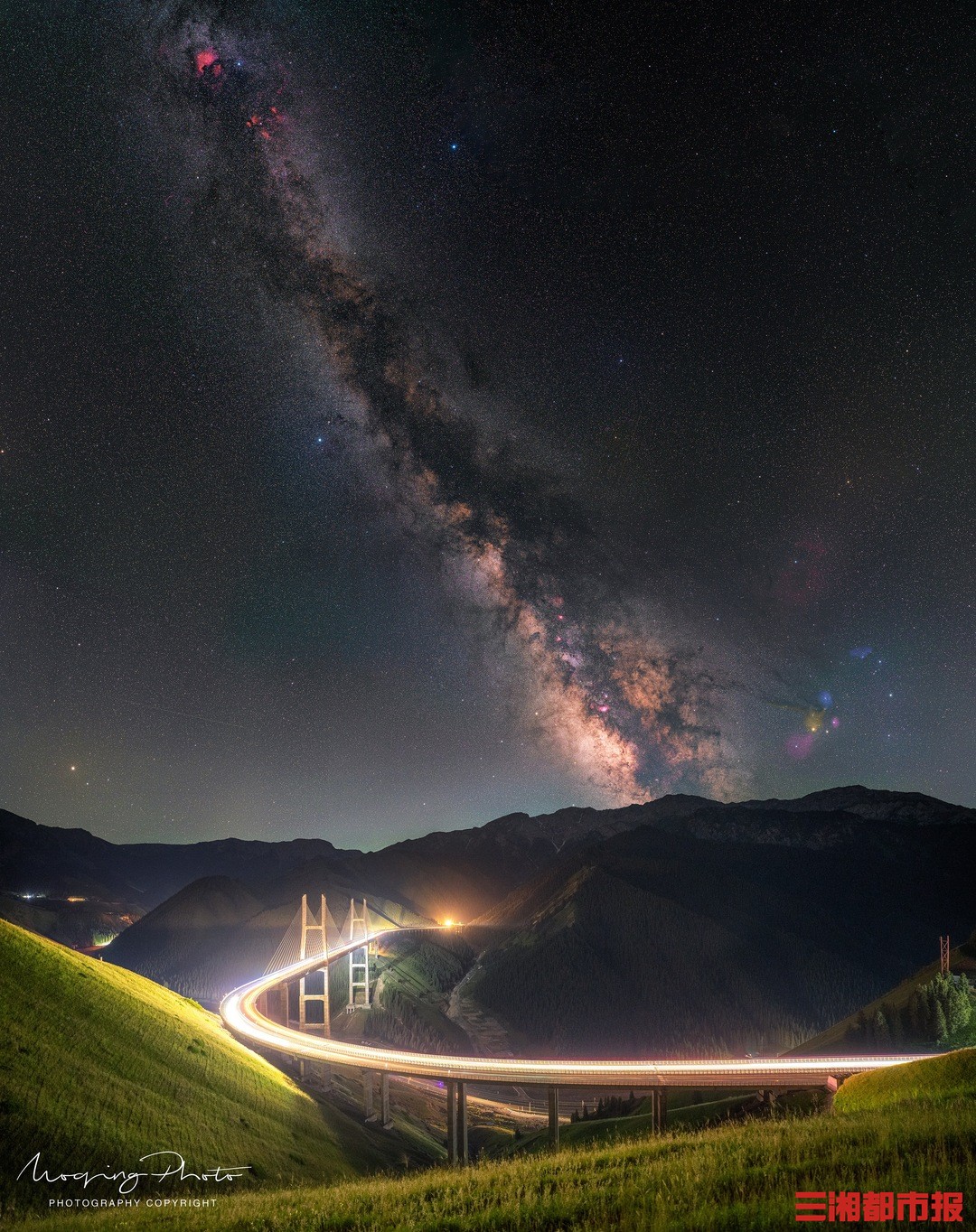 星光灿烂小众观星地夜空银河实拍图