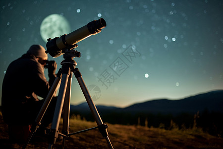 天文观星指南 新手观星入门装备与星空观测场景配图