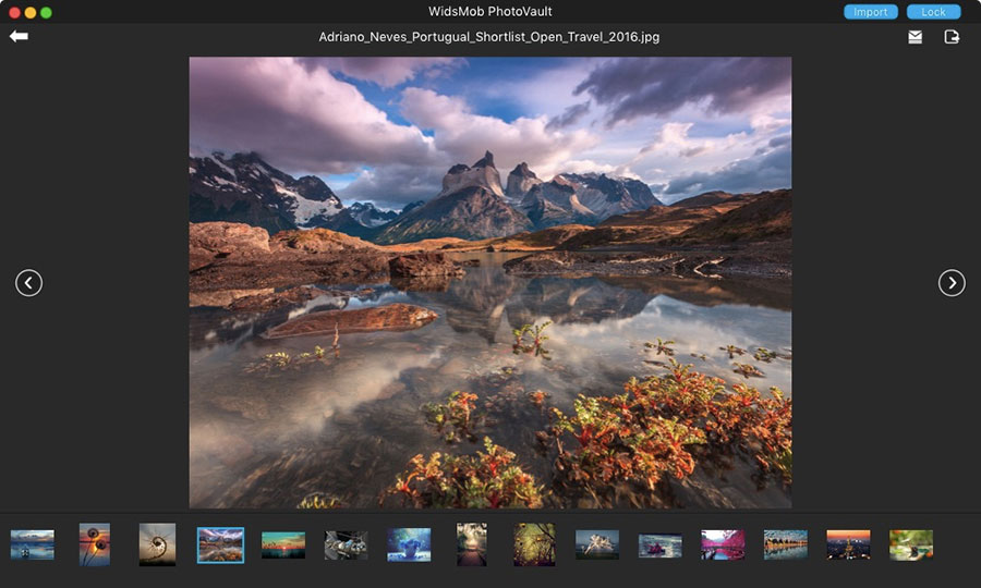 WidsMob PhotoVault for Mac电脑版 加密照片保险箱 软件界面实测截图