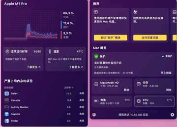 iPulse Mac版下载 Mac系统硬件实时监控工具 菜单栏CPU温度风扇转速显示