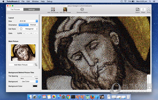 TurboMosaic Pro Plus for Mac ���󻭷���Ƭ�������������� ��������ƴͼ��Ʒչʾ