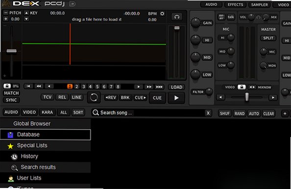 PCDJ DEX PRO Mac版下载 DJ混音卡拉OK一体化演出软件截图3