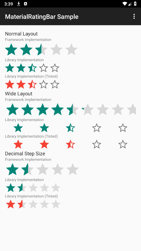 �������ؼ�MaterialRatingBar