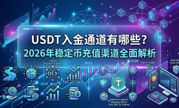USDT入金通道有哪些?2026年稳定币充值渠道全面解析 USDT入金通道有哪些?2026年稳定币充值渠道全面解析