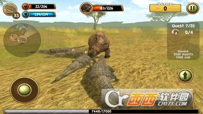 鳄鱼模拟器(鳄鱼生存游戏)v1.0官方版截图4