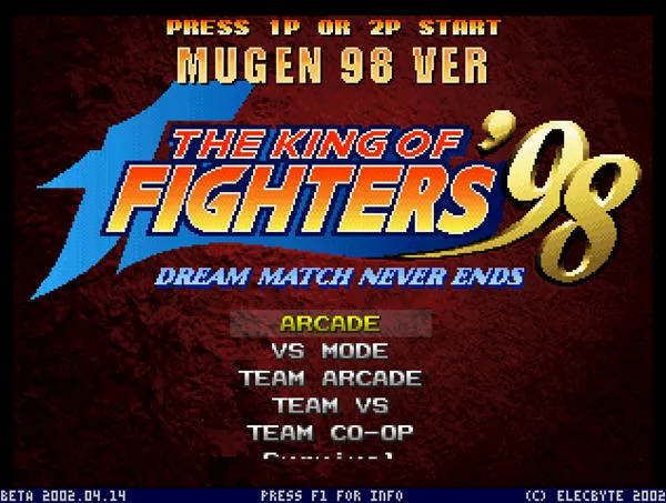 拳皇98MUGEN最新安卓版v1.74手机版截图0