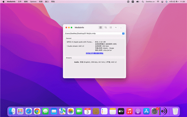MediaInfo for Mac��ͼ0
