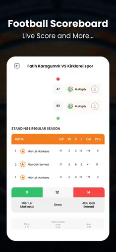 Football Live Scores�ٷ���1.0��ͼ2