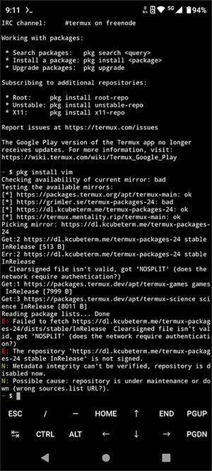 termuxboot官方正版v0.8.1安卓版截图1