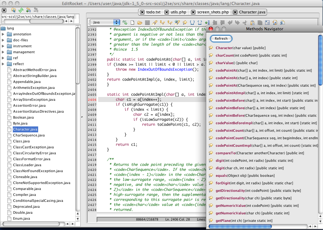 EditRocket for Mac(代码编辑器) EditRocket for Mac(代码编辑器)
