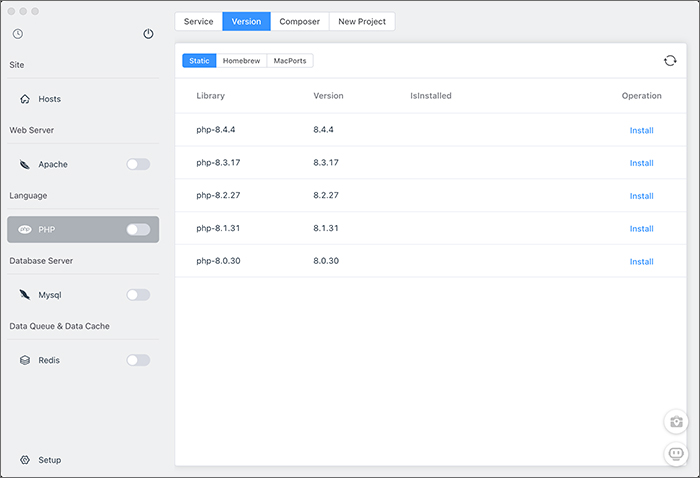 flyenv for mac(web�������ͻ���������)��ͼ1