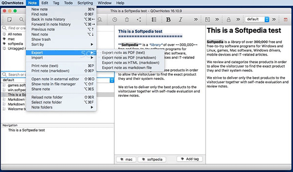 QOwnNotes for mac��(mac����ʼǹ�������)��ͼ0