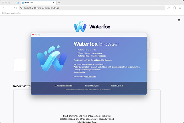 waterfox����� for Mac��ͼ0