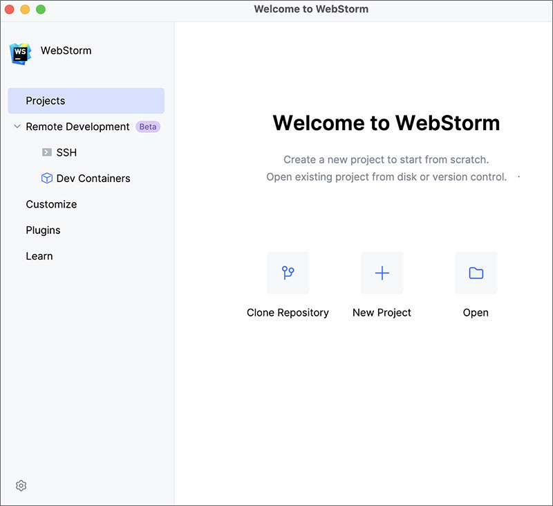 webstorm2026 for Mac��ͼ0
