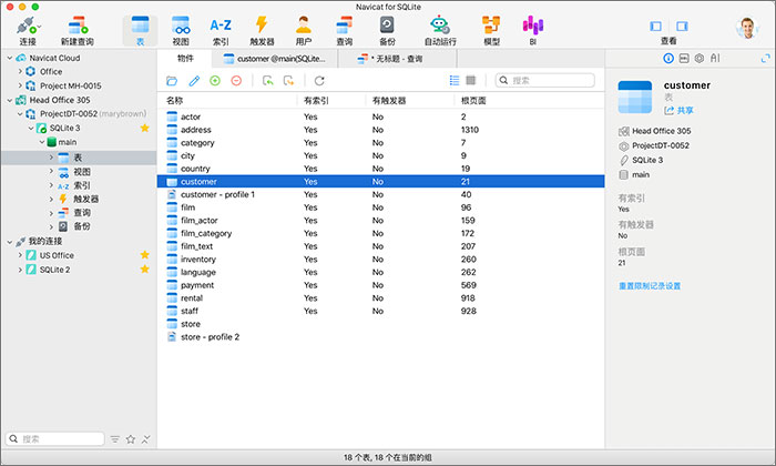 Navicat 17 for SQLite mac���İ��ͼ0