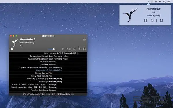 Colibri for mac(无损音乐播放器) Colibri for mac(无损音乐播放器)