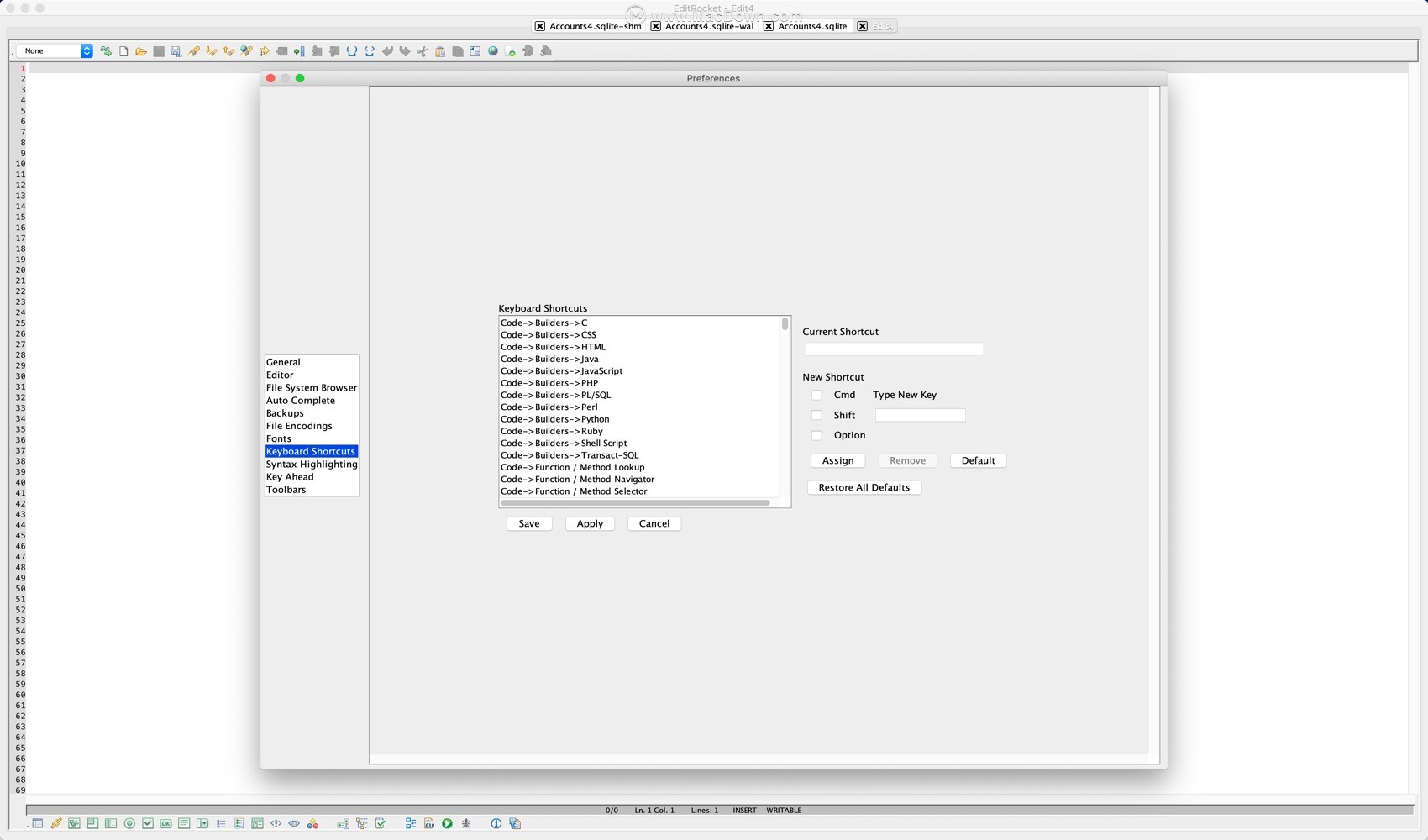 EditRocket for Mac(代码编辑器)截图0