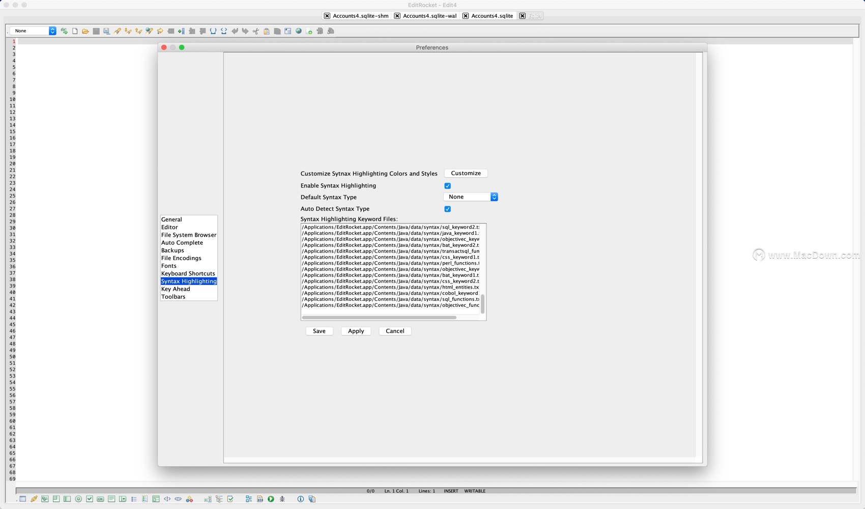 EditRocket for Mac(代码编辑器)截图1