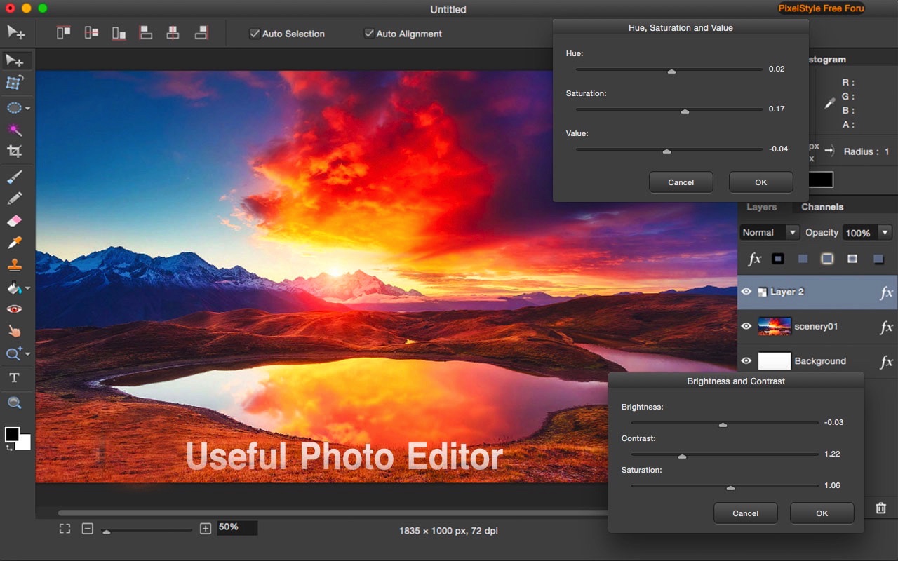 PixelStyle Photo Editor for mac���İ�