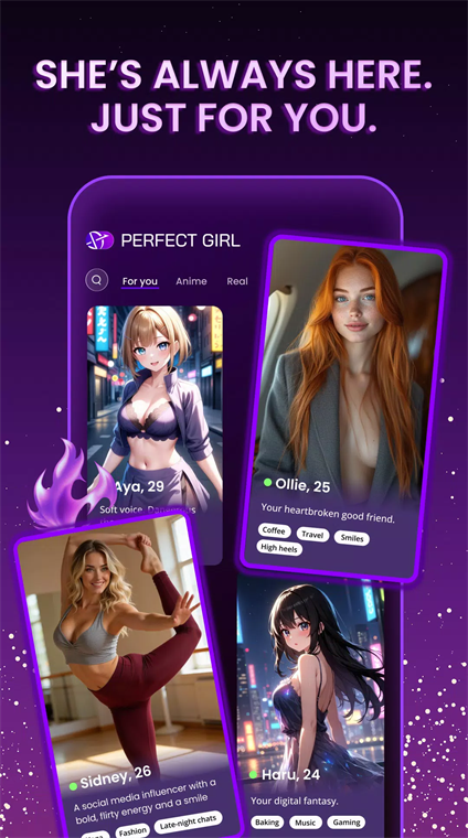 PerfectGirl虚拟聊天软件安卓版 PerfectGirl虚拟聊天软件安卓版