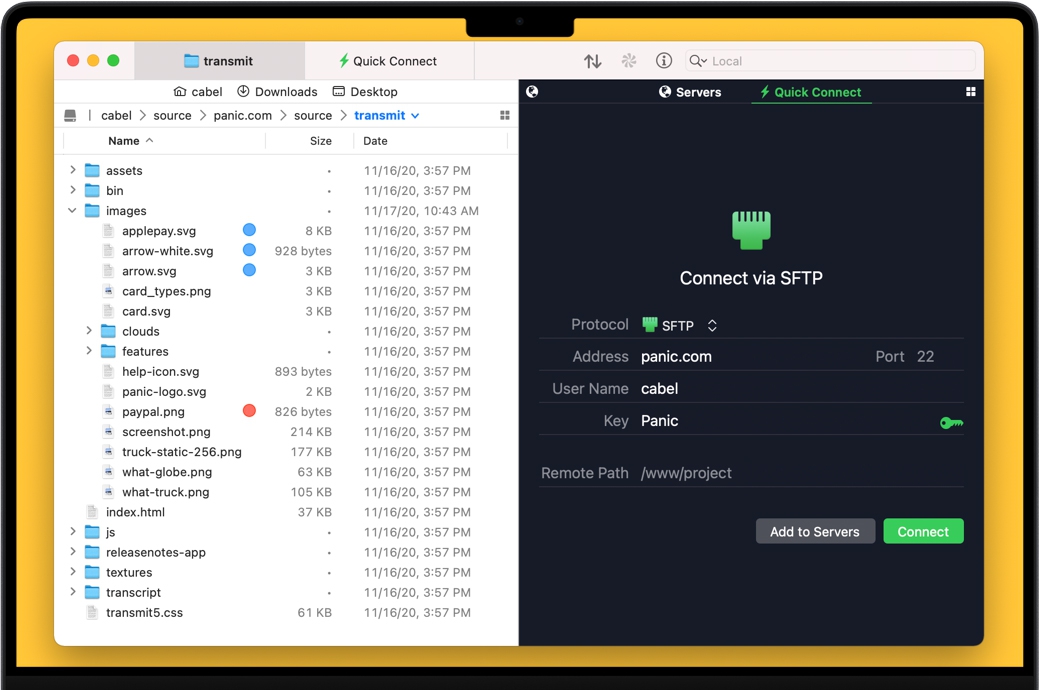 Transmit for mac(FTP客户端)截图4