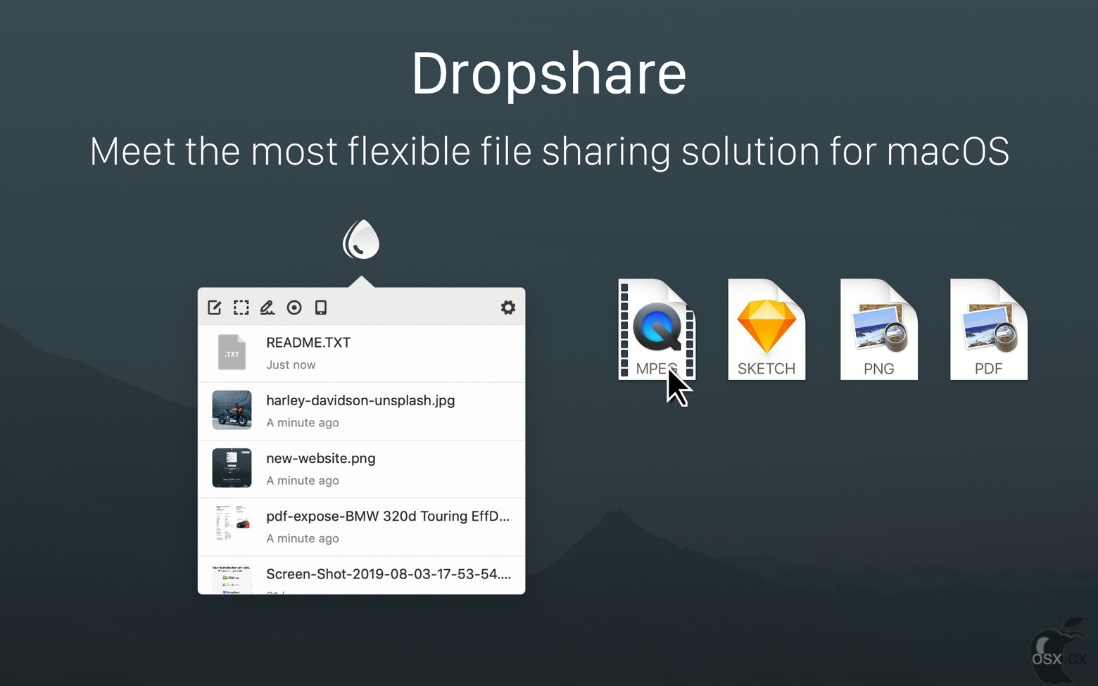 Dropshare for mac维多利亚老品牌VIC3308(网络文件共享工具)截图3