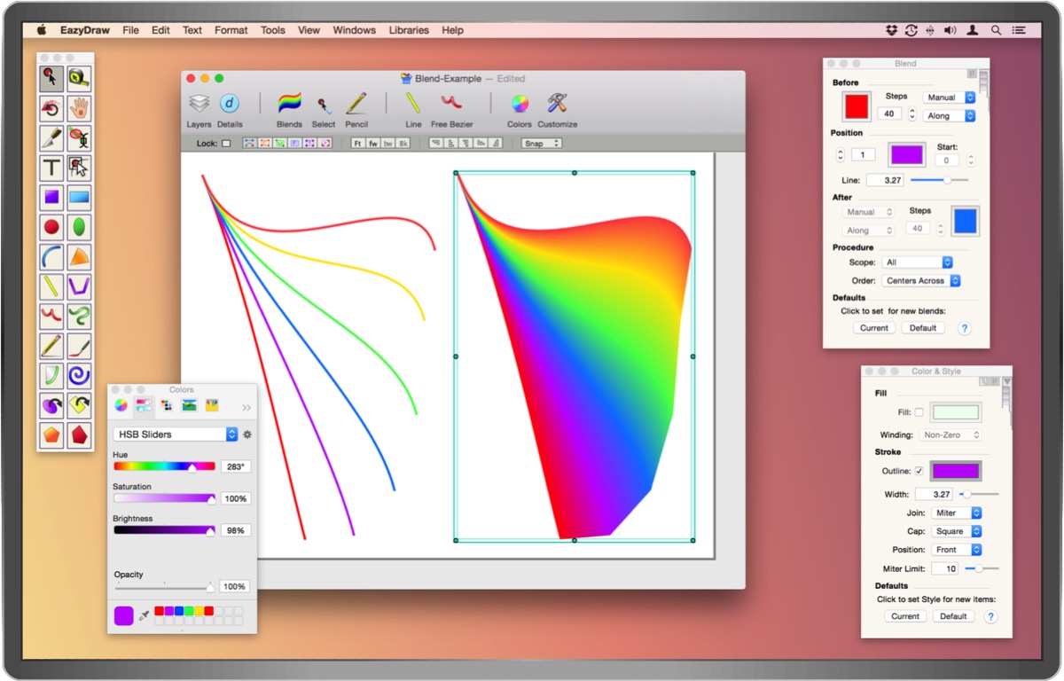 EazyDraw for mac(矢量绘图软件)截图3