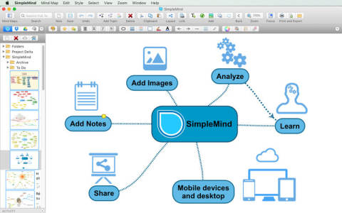 SimpleMind for Mac(思绪思维导图)截图4
