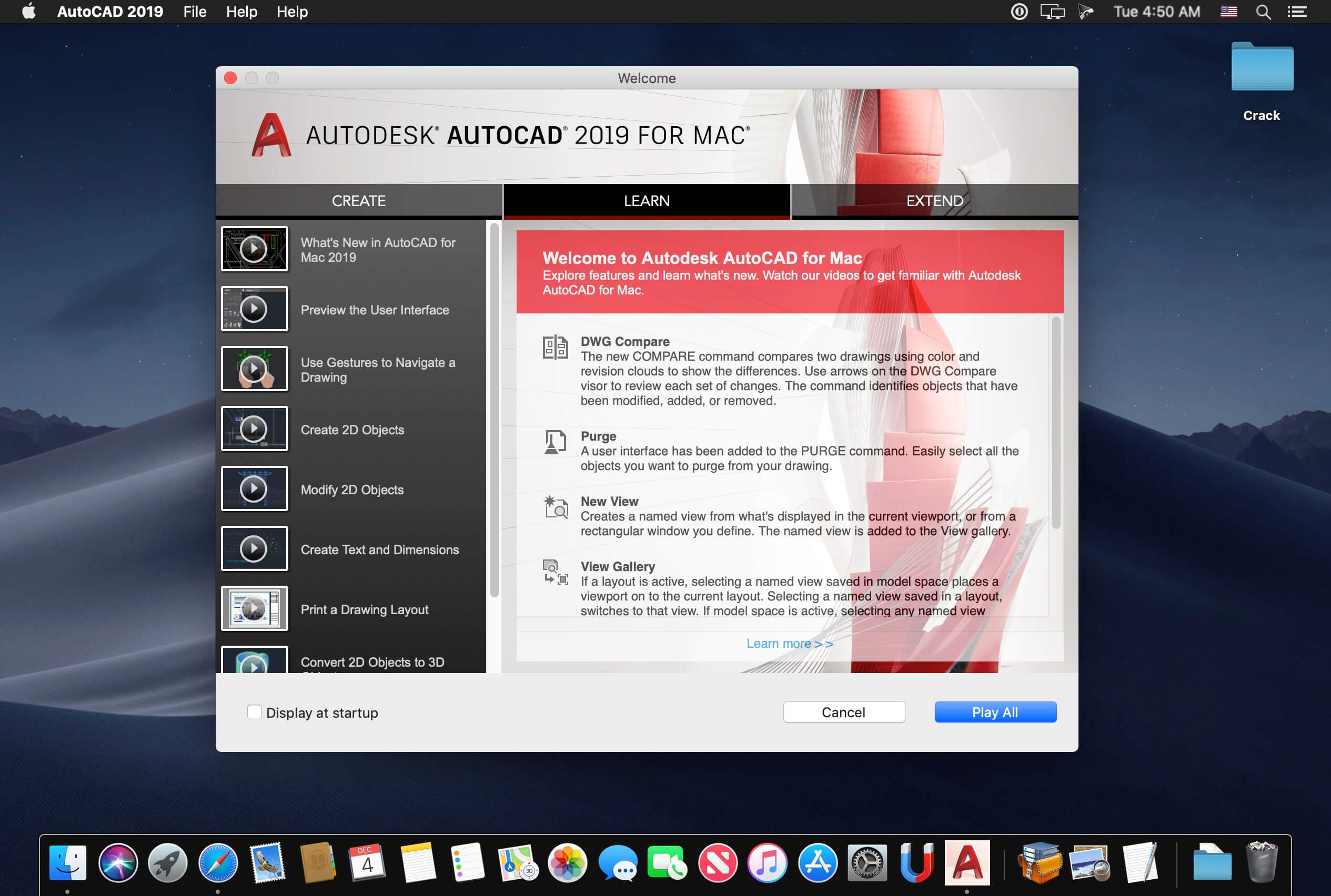 AutoCAD 2019 Mac中文版截图0