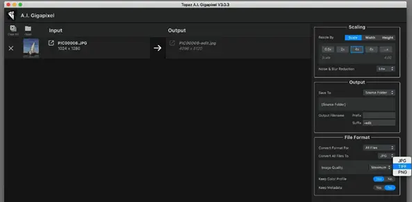 Topaz Gigapixel AI Mac官方版截图1