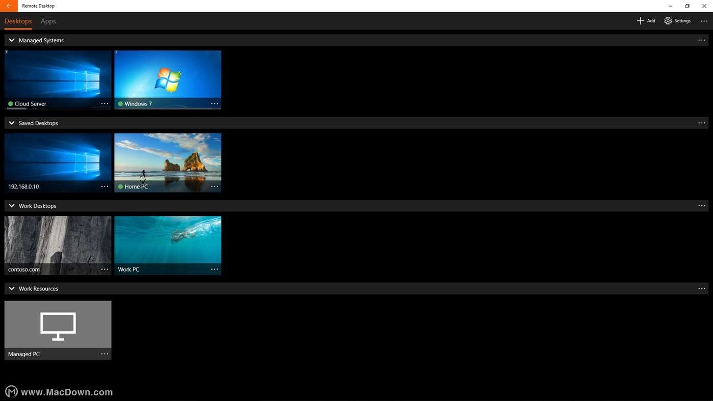 microsoft remote desktop mac中文版截图1