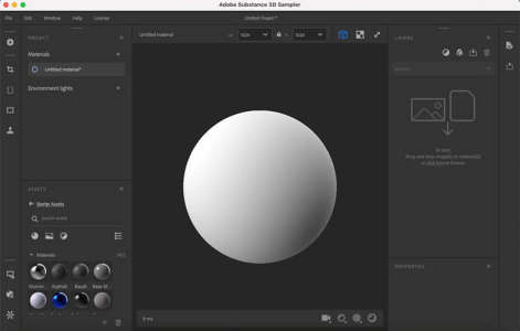 Adobe Substance 3D Sampler for Mac截图1