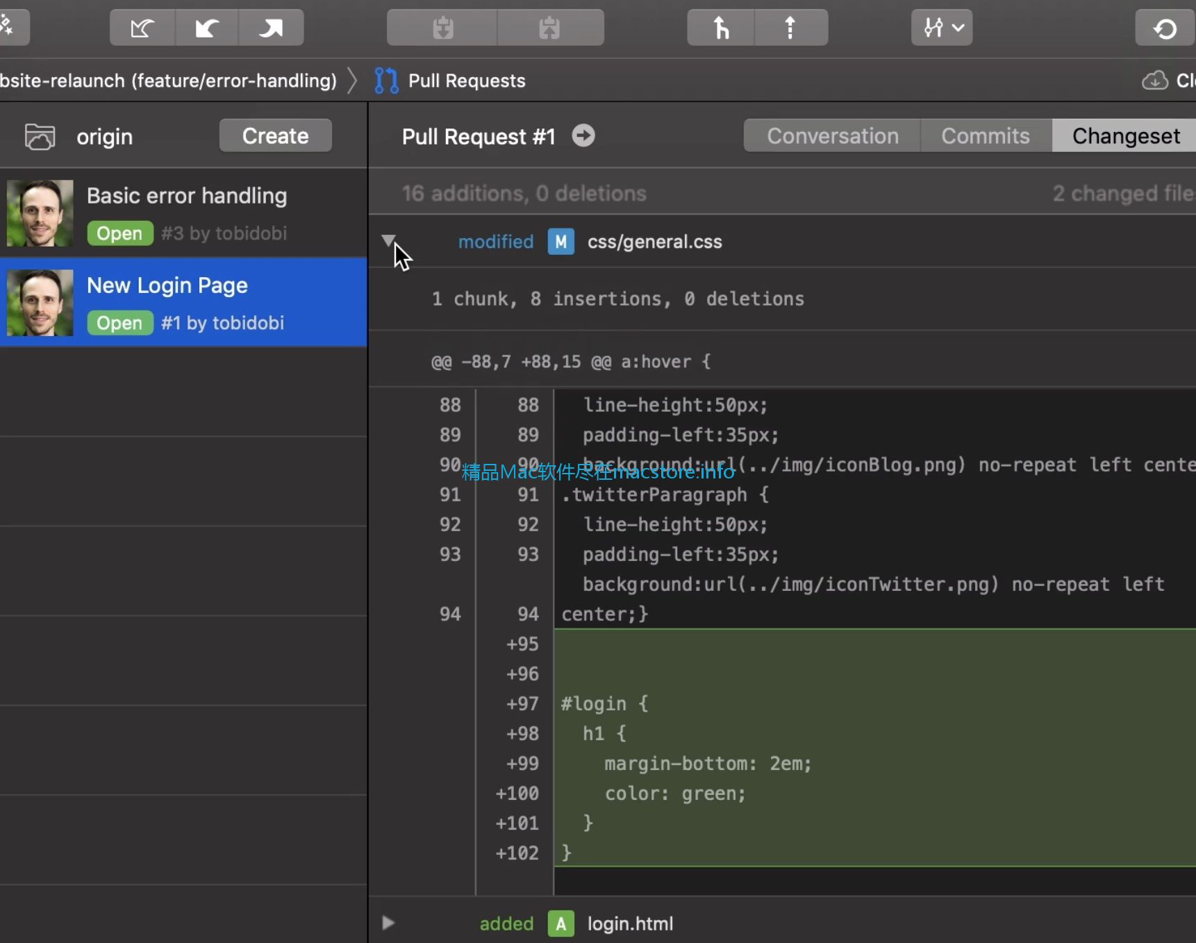 Tower Pro for Mac(强大的Git客户端)截图2