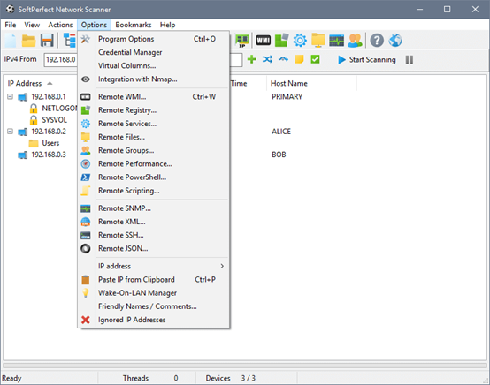 SoftPerfect Network Scanner苹果电脑版(局域网IP扫描工具)截图0