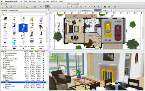 Sweet Home 3D For Mac免费版 Sweet Home 3D For Mac免费版