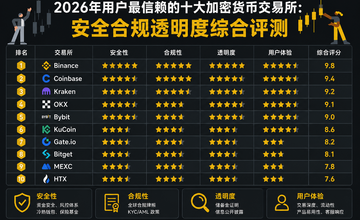 2026年用户最信赖的十大加密货币交易所:安全合规透明度综合评测 2026年用户最信赖的十大加密货币交易所:安全合规透明度综合评测
