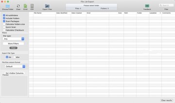 File list Export Mac���԰�