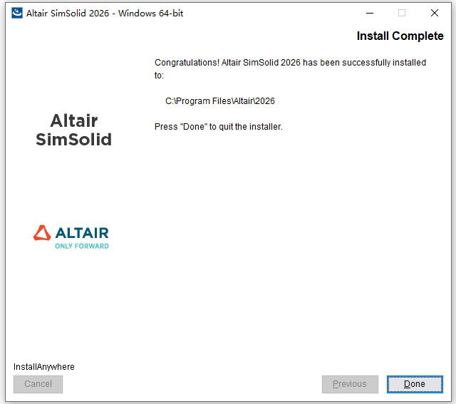 Altair SimSolid 2026�����������ͼ0