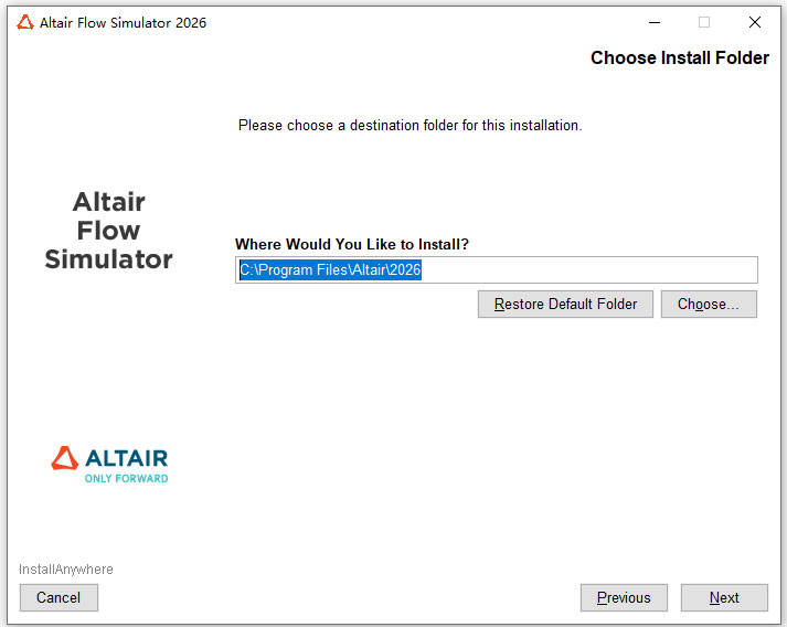 Altair Flow Simulator 2026���ļ����