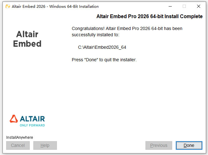 altair embed 2026嵌入式系统开发软件 altair embed 2026嵌入式系统开发软件