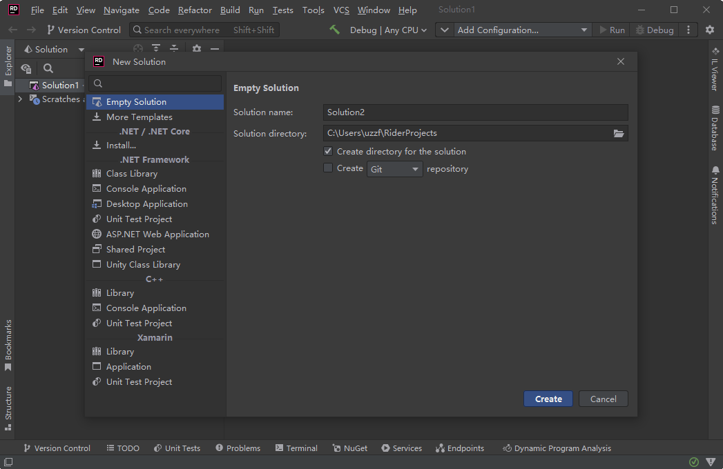 JetBrains Rider 2022.1.1 ���ļ�����ͼ2