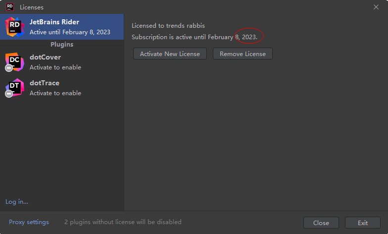 JetBrains Rider 2022.1.1 ���ļ����