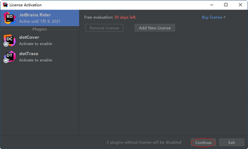 JetBrains Rider 2021中文免费版 JetBrains Rider 2021中文免费版
