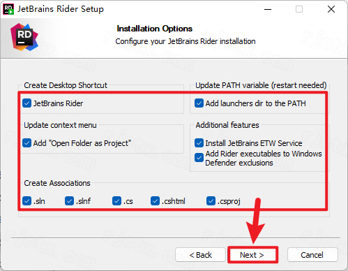 JetBrains Rider 2023���ļ����